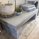 INDUSTRIAL  CONCRETE COFFEE TABLE